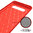 Flexi Slim Carbon Fibre Case for Samsung Galaxy S10+ (Brushed Red)